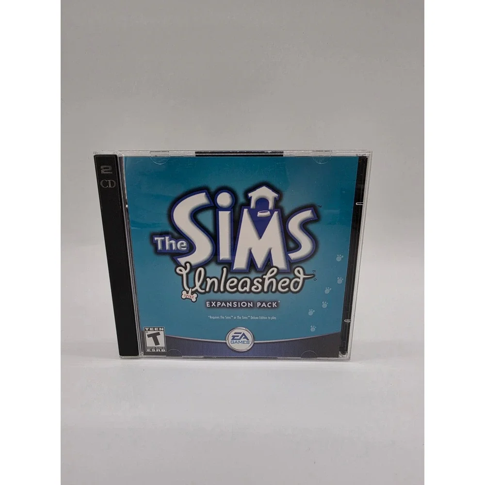 The Sims Unleashed Expansion Pack PC 2002 EA Games 2-Disc Set Maxis Teen